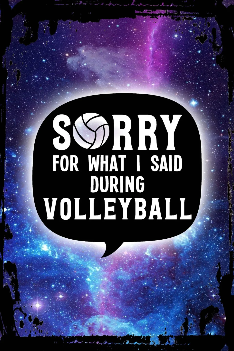Kitchen Galaxy Inspirational Wall Art Sorry for what I said during volleyball quote silhouette funny Metal Wall Art Decor Funny Gift
