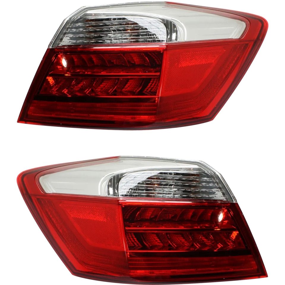 Core LED Tail Light Left and Right Outer For 13-15 Honda Accord Sedan EX-L Touring