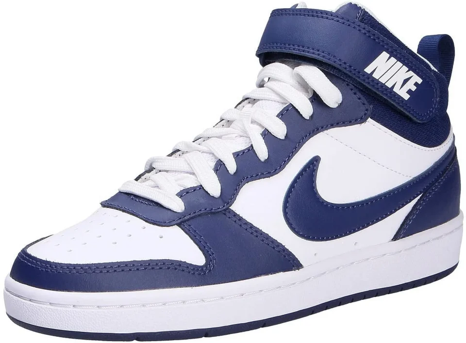 Safe Cleaning NIKE Court Borough Mid 2 Little Kids' Shoes Pre School CD7783-107, Size 10.5