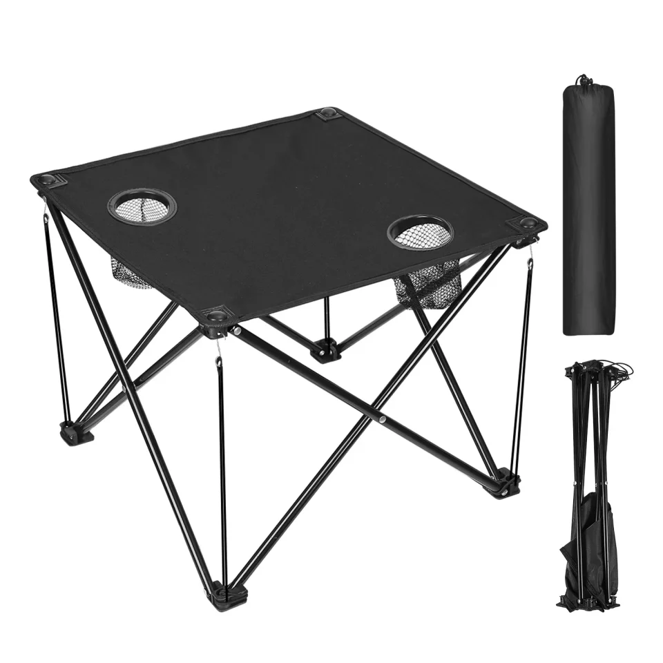 Bamboo Storage 1Pc Foldable Camping Table Portable Picnic Table Lightweight Travel Desk for picnic