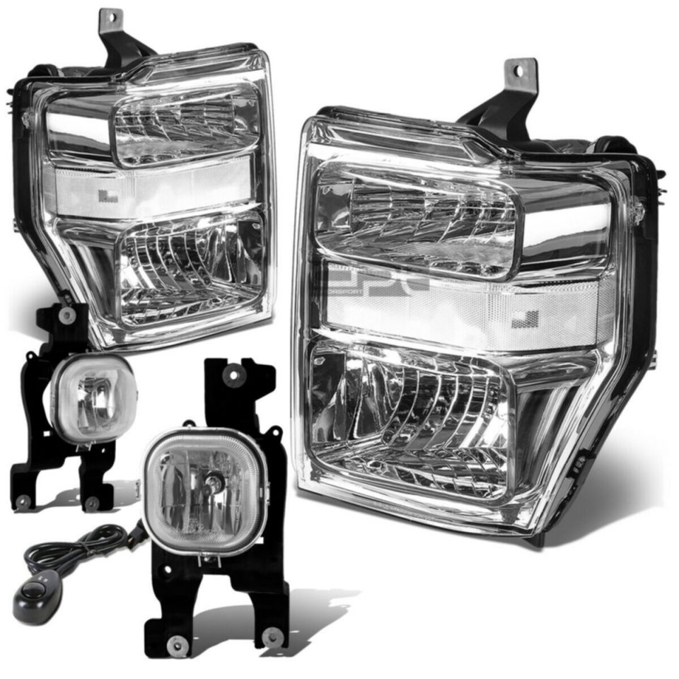 Non-Toxic Office CHROME CRYSTAL HEADLIGHT+CLEA