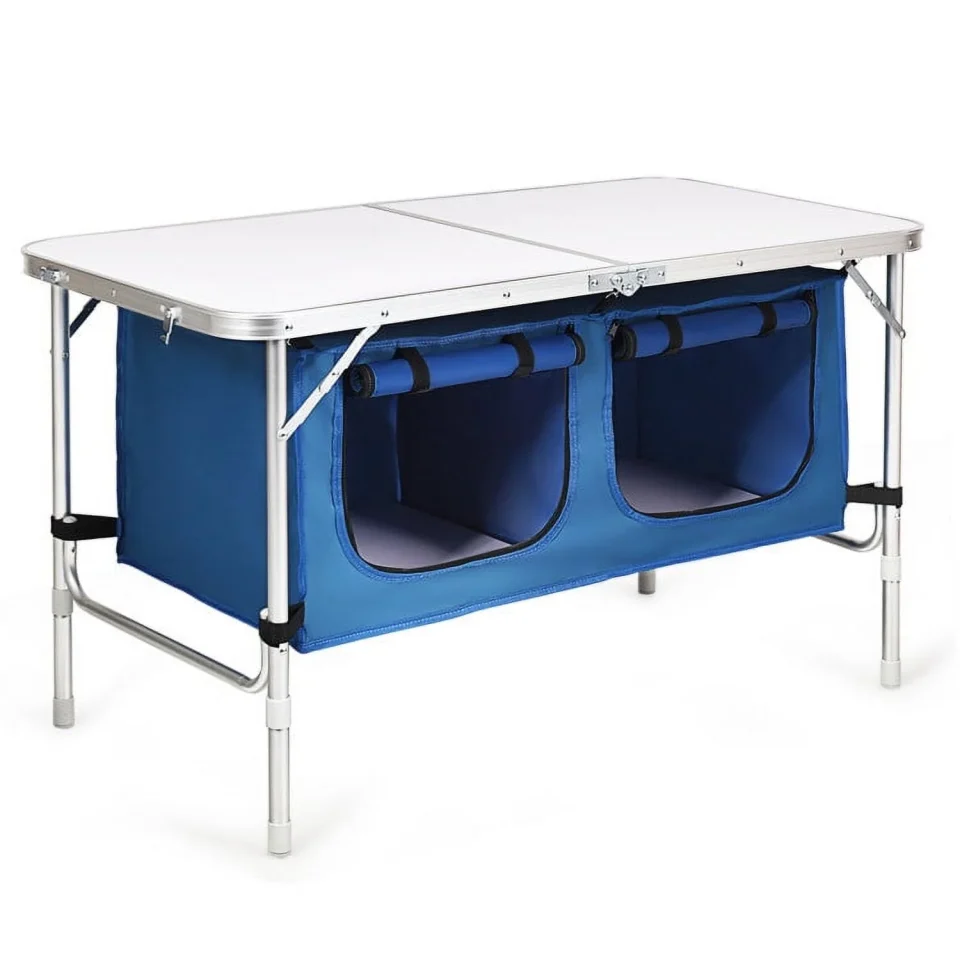 Best-Selling Adjustable Camping Table - 11.03 - Versatile and durable for your outdoor excursions!