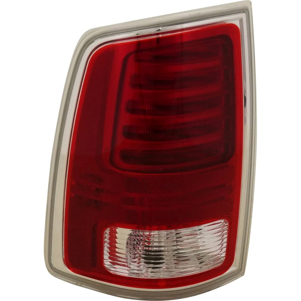 Glossy LED Tail Light for 2013-2018 Ram 1500 2500 3500 Left with Chrome Interior