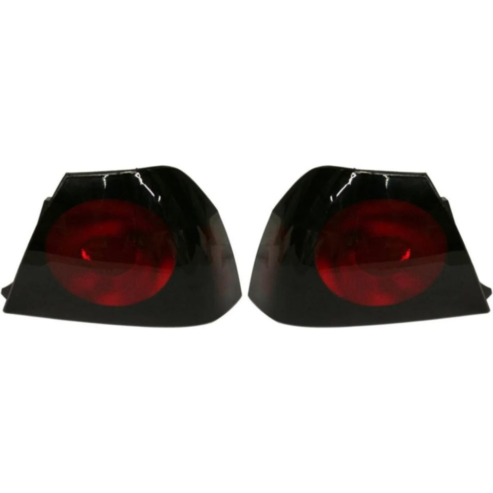 Cast Iron Baking Set of 2 Tail Light For 2004-2005 Chevrolet Impala LH & RH w/ Bulb(s)