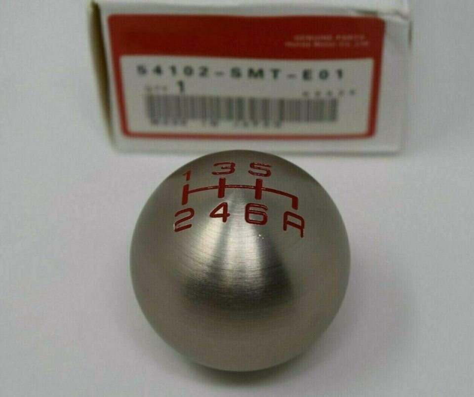 Supreme Office 06-15 Honda Civic Type-R Si Gunmetal Ball Round Shift Shifter
