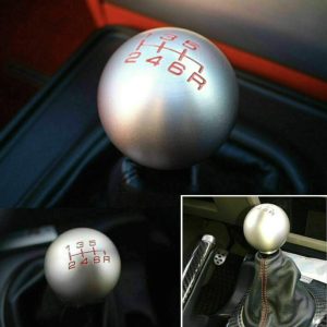Supreme Office 06-15 Honda Civic Type-R Si Gunmetal Ball Round Shift Shifter