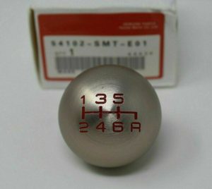 Supreme Office 06-15 Honda Civic Type-R Si Gunmetal Ball Round Shift Shifter
