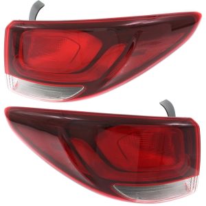 Storage Tail Light For 2017-2018 Hyundai Santa Fe Set of 2 Left and Right Outer