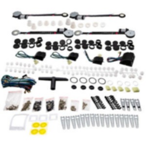 Bamboo Cleaning 4 Door Electric Power Window Conversion Kit Roll Up Switches Fit Universal Use