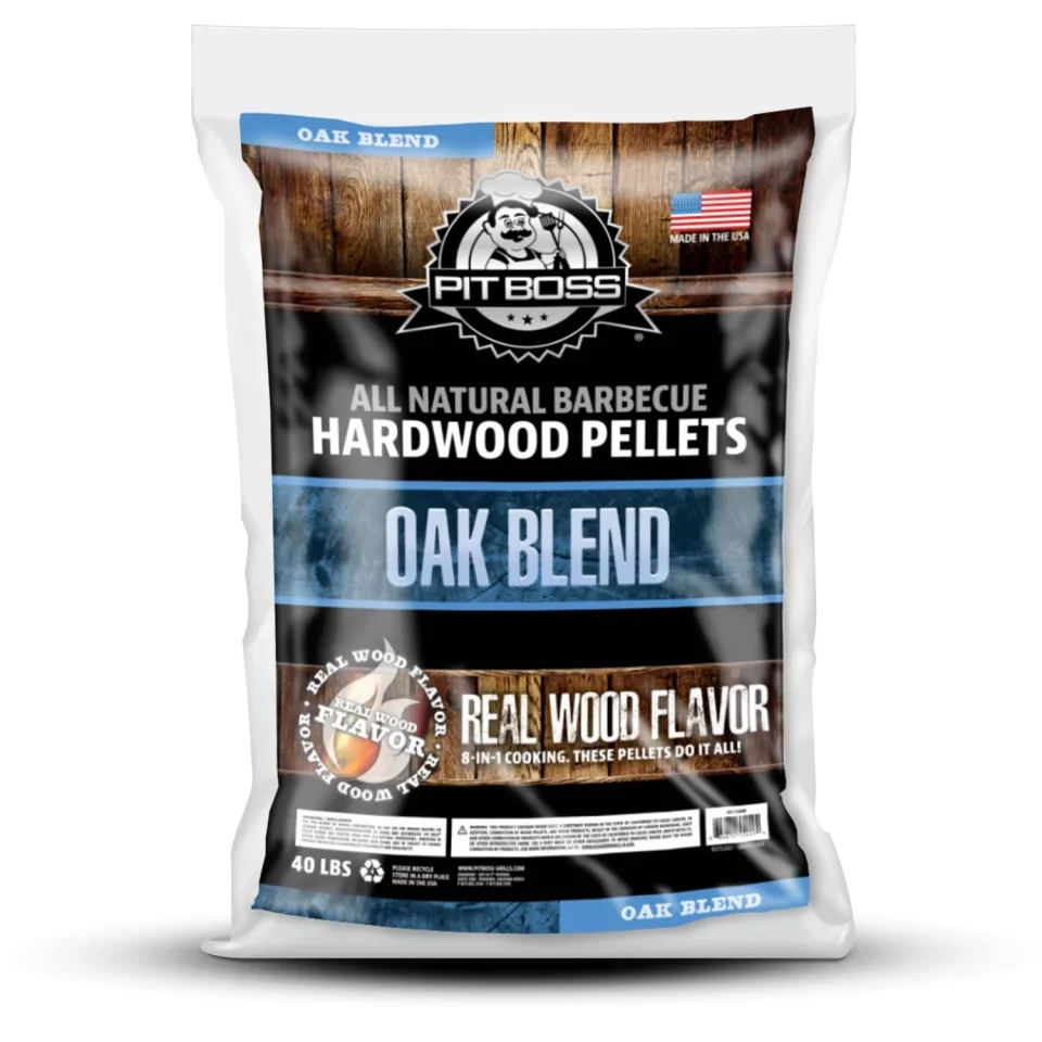 BPA-Free Pit Boss 40 lb Oak Blend Hardwood Pellets