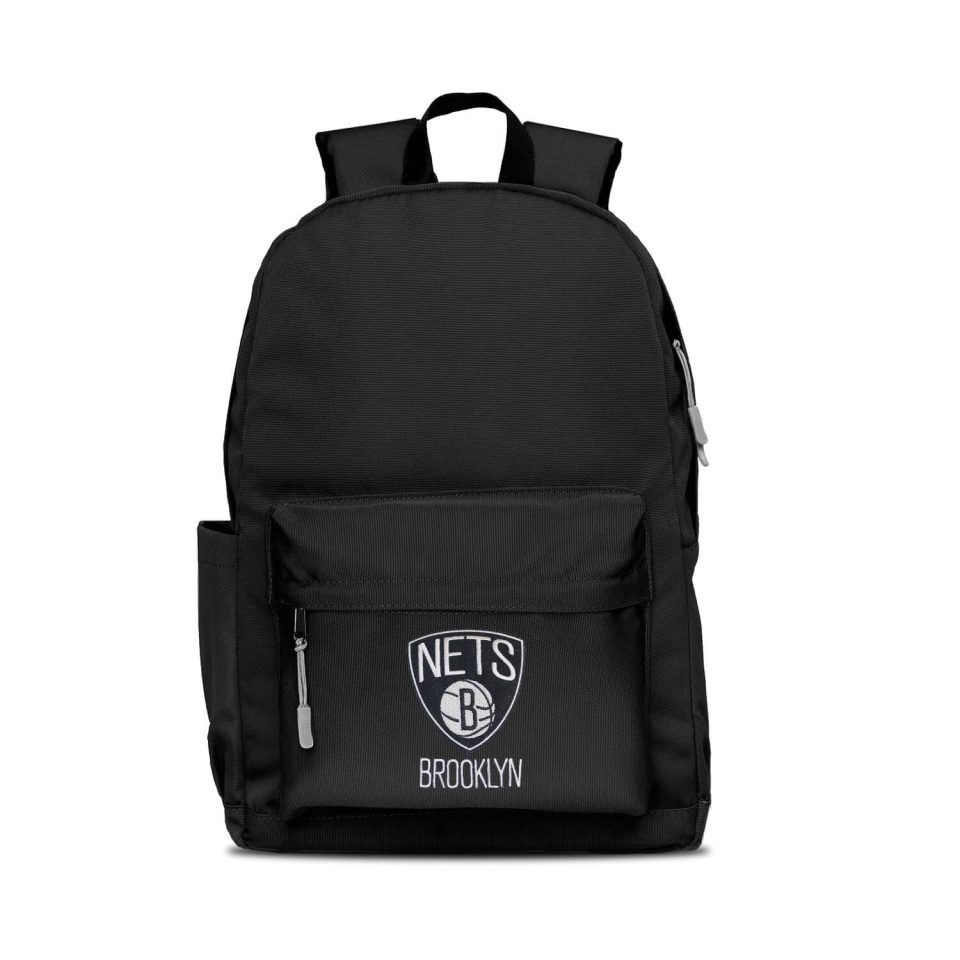 Ceramic MOJO Gray Brooklyn Nets Laptop Backpack