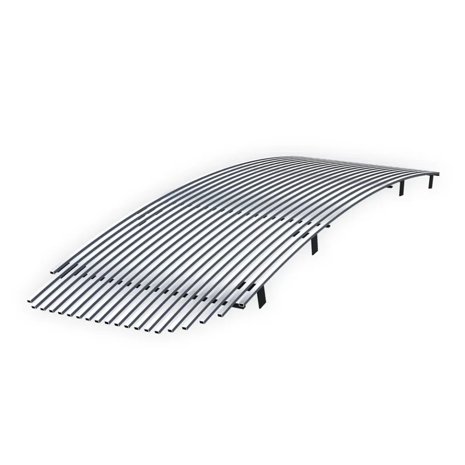 Glass APS Compatible with GMC Yukon & Denali 2015-2020 Main Upper Stainless Steel Chrome 8x6 Horizontal Billet Grille Grill Insert G86328A