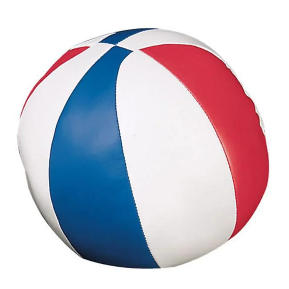 Ceramic Long-Lasting 7 in. Soft Sport Basketball, Red & White & Royal