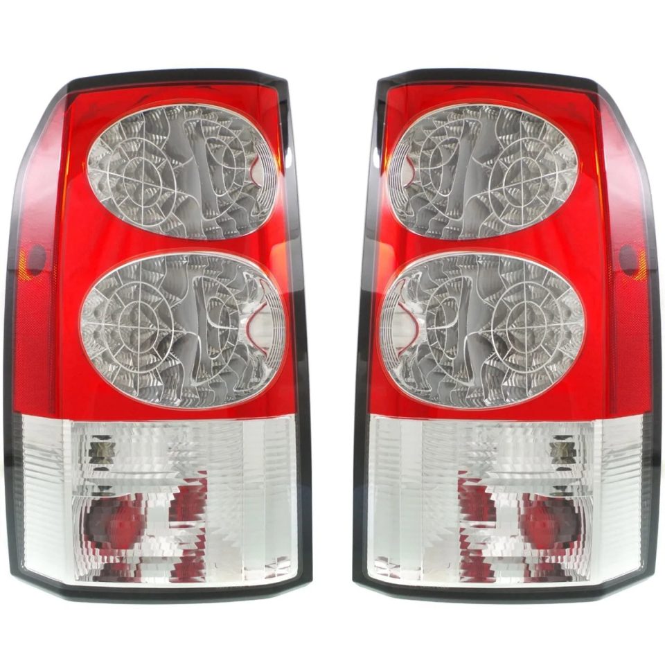 Kitchen Tail Light Set For 2010-2013 Land Rover LR4 Left and Right Clear Lens Halogen