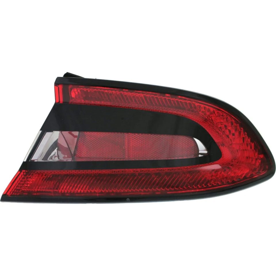 Clear Halogen Tail Light For 2013-2016 Dodge Dart Right Outer Clear/Red Lens w/ Bulbs