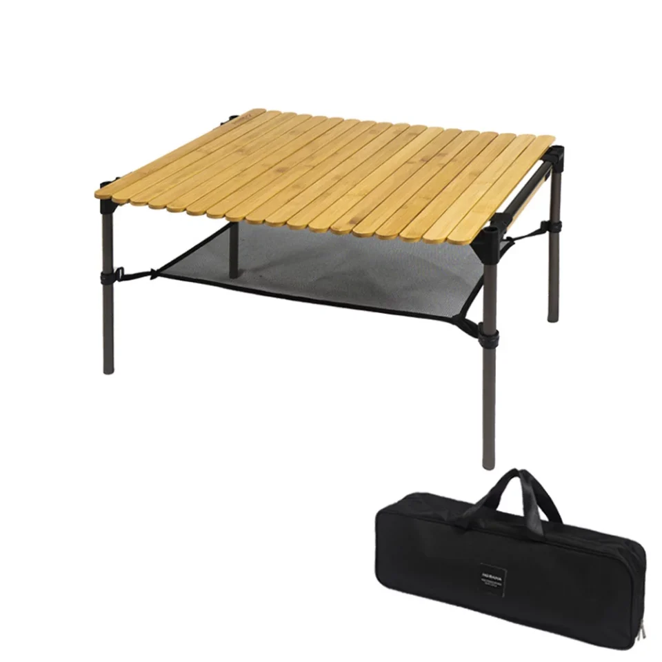 Natural Tomshoo Portable Camping Aluminum Alloy Table Multifunctional Splicable Detachable Table Picnic Fishing Barbecue Table