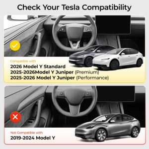 Supreme Lightweight Under Screen Storage Organizer For Tesla Model 3 Highland 2024-2026/ Y Juniper 2025-2026 Hidden Magnetic Center Console Organizer Tray