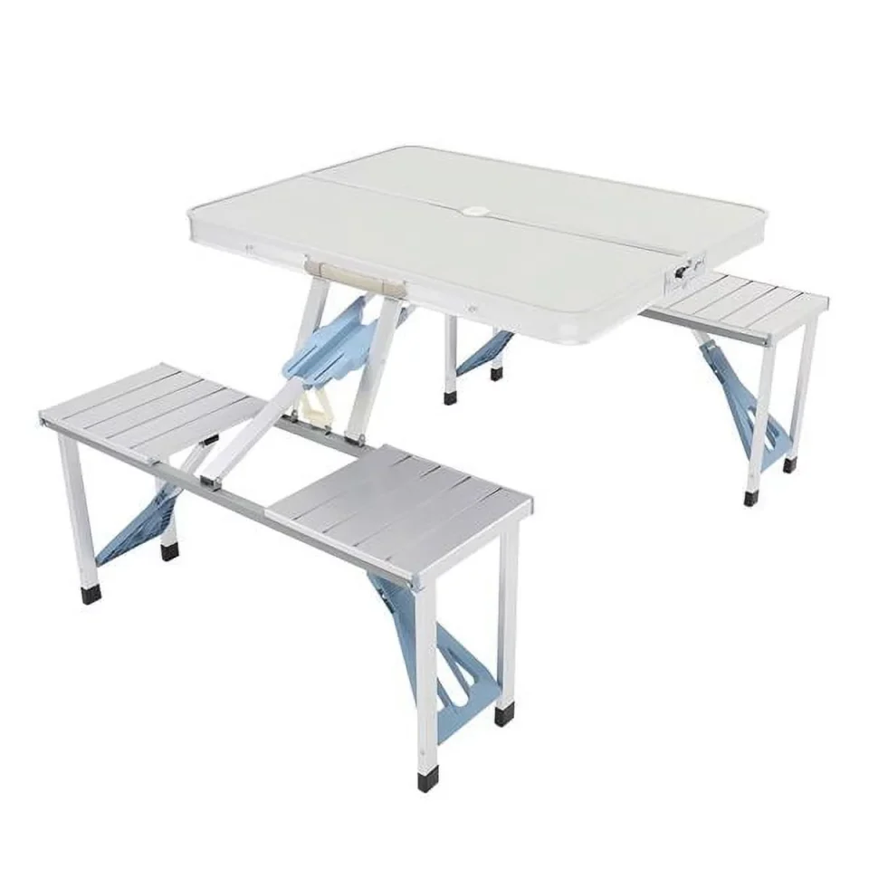 Top-Rated One-piece folding table and chair - aluminum alloy version One Piece Folding Table and Chair Aluminum Alloy