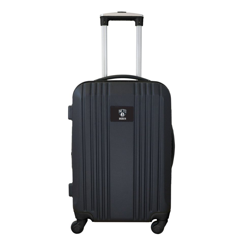 Value Mojo Outdoors NBA Brooklyn Nets 21 in. Carry-On Hardcase Two-Tone Spinner